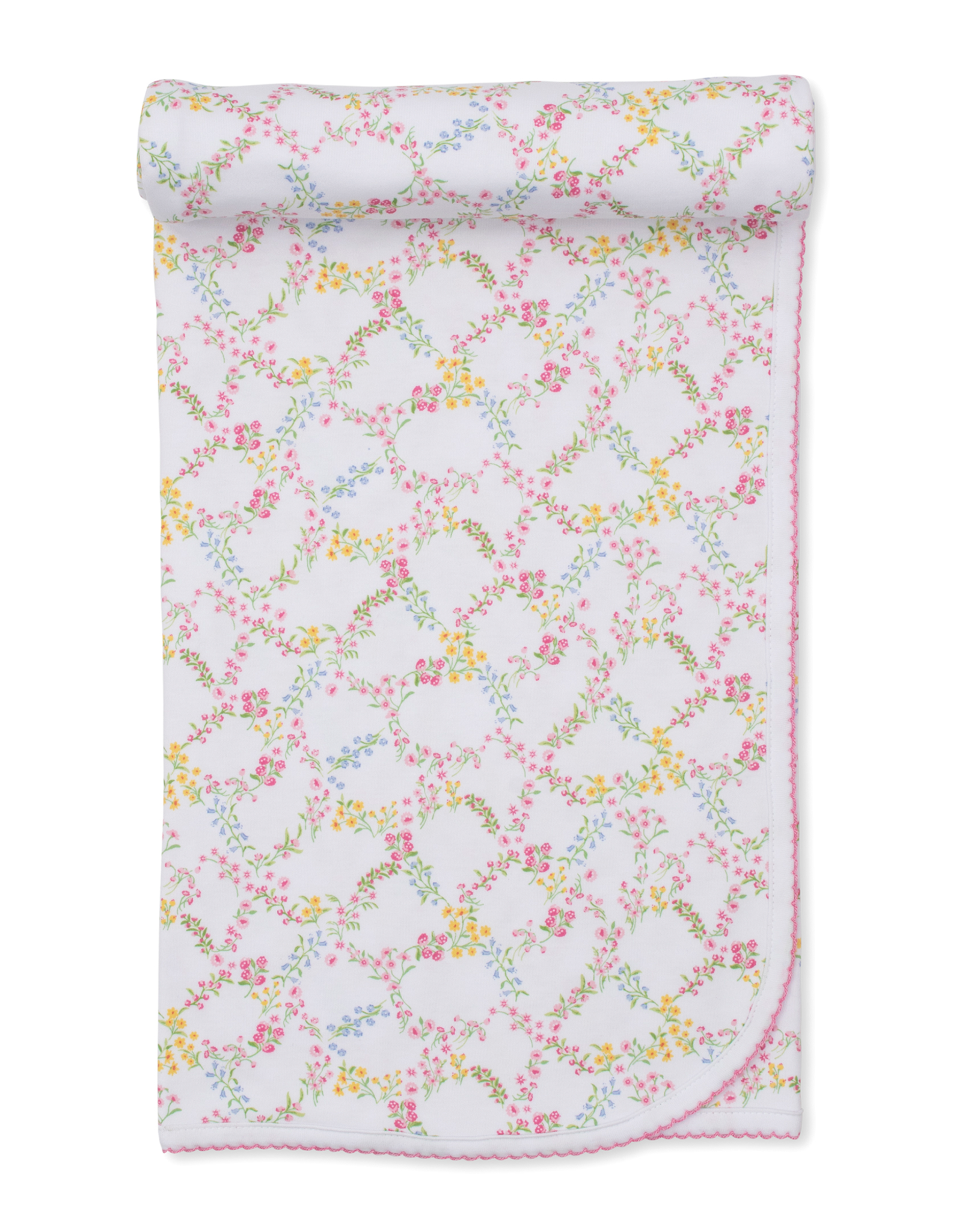 Kissy Kissy Garden Trellis Blanket Print