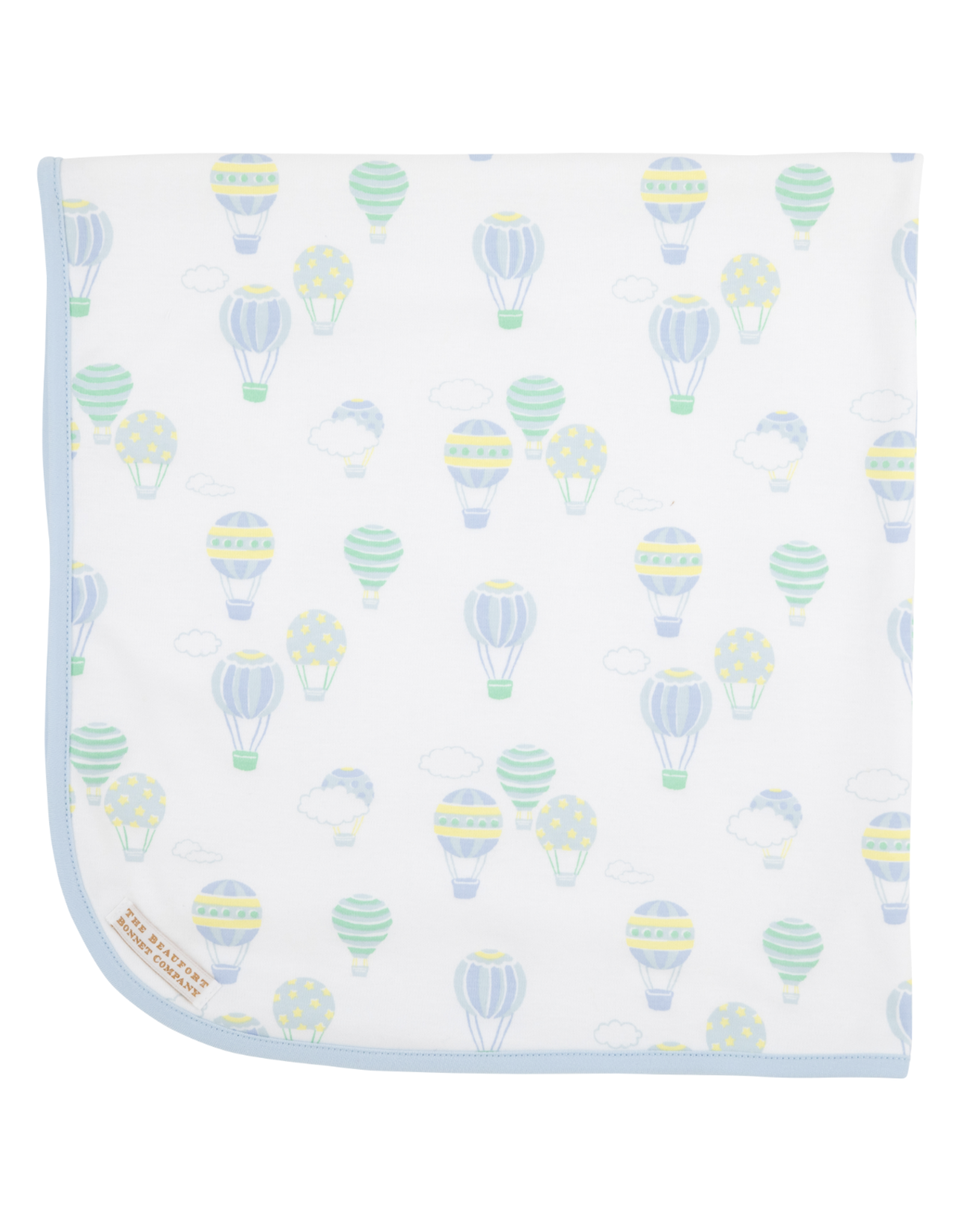 TBBC Baby Buggy Blanket Up Up and Away Buckhead Blue