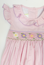 Zuccini ZSE25 Daisies Marion Bubble Pink Seersucker
