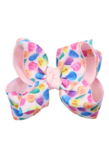 Beyond Creations Large 4.5" Candy Heart Bow 110 pink
