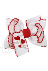 Beyond Creations ECKL 3 Heart Bow white/red