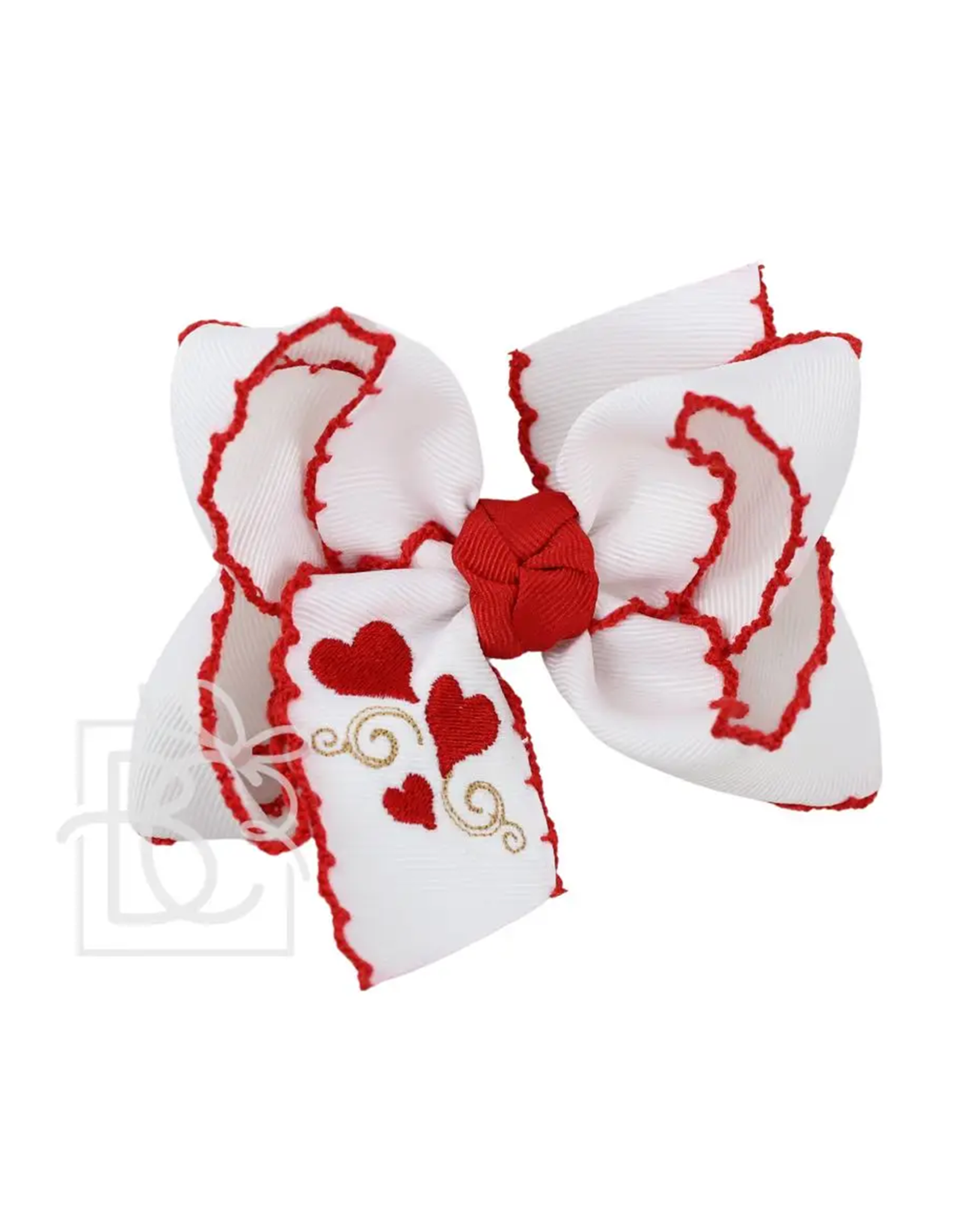 Beyond Creations ECKL 3 Heart Bow white/red