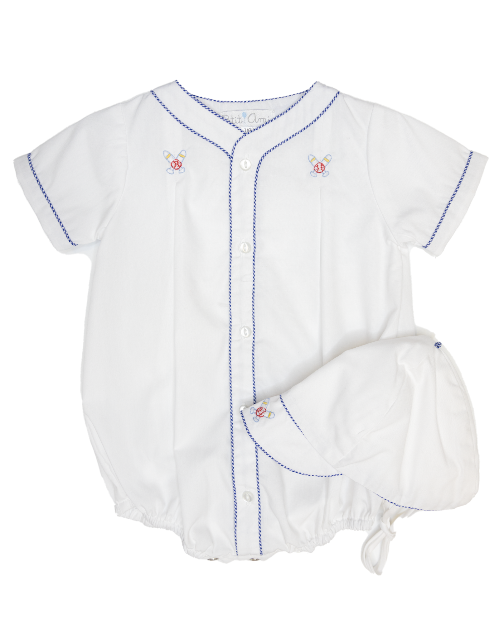 Petit Ami 1621 Baseball Bubble w/Hat