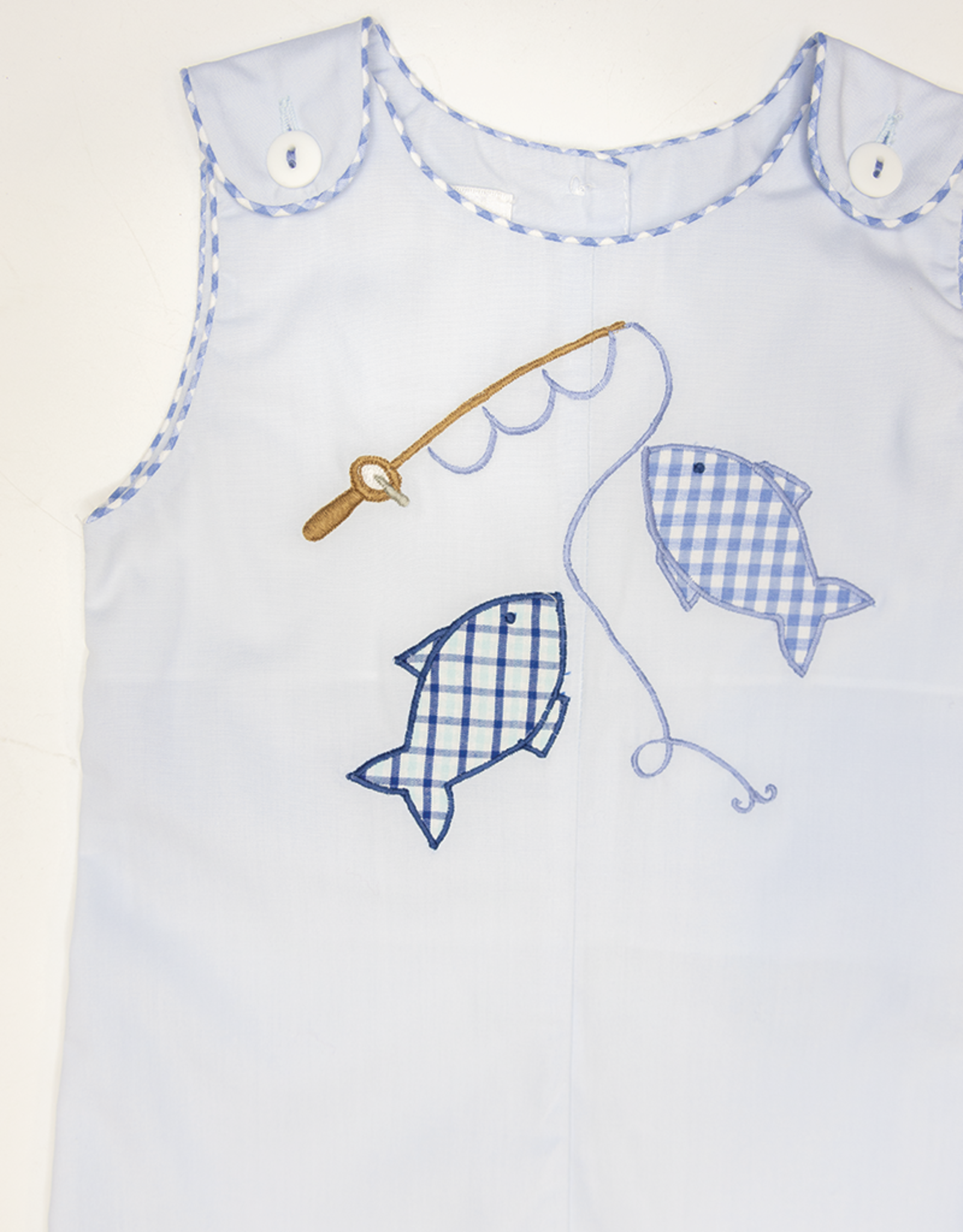 Petit Ami 2-3654 Blue Fish Sunsuit