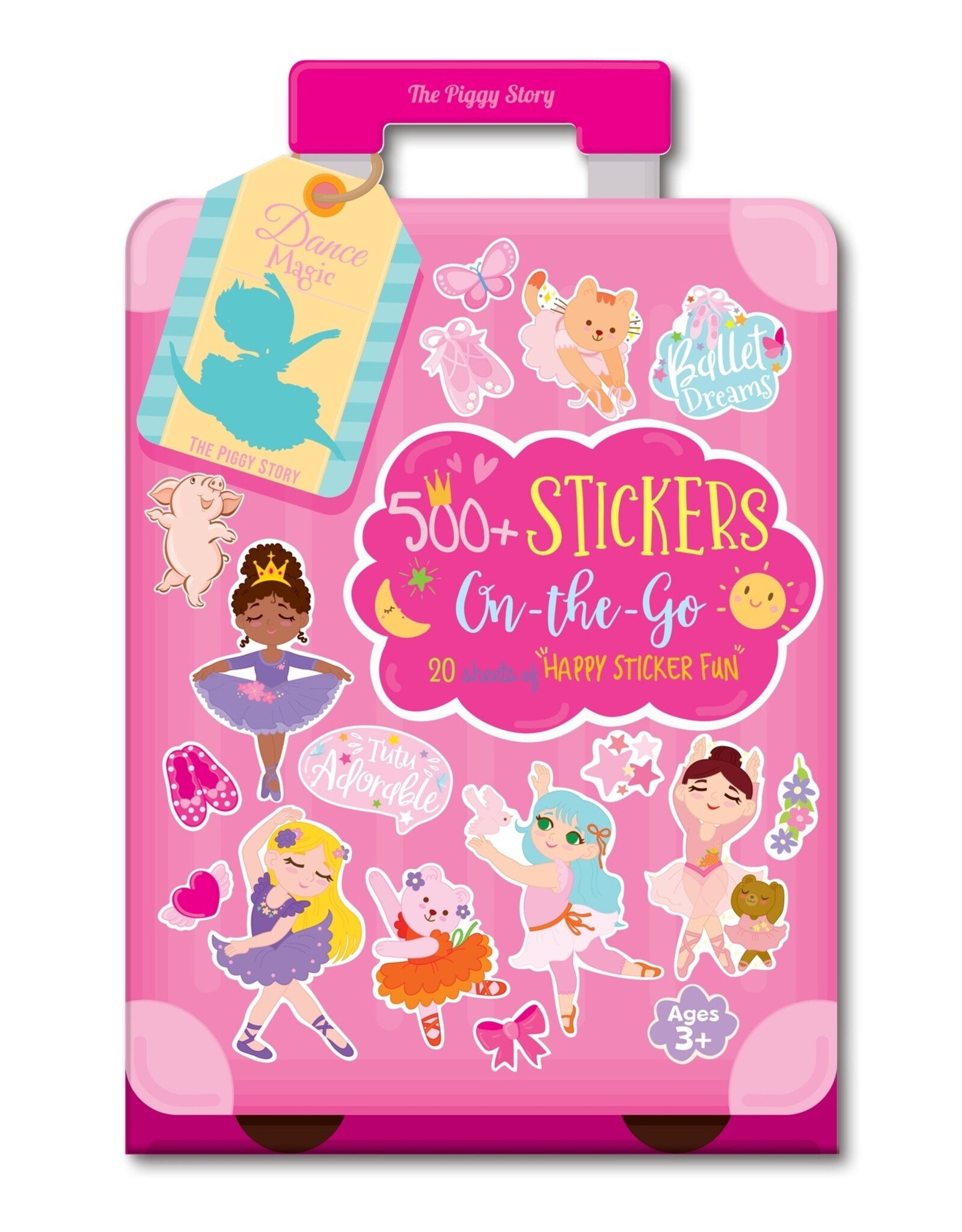 The Piggy Story 500+ Stickers On-The-Go Dance Magic