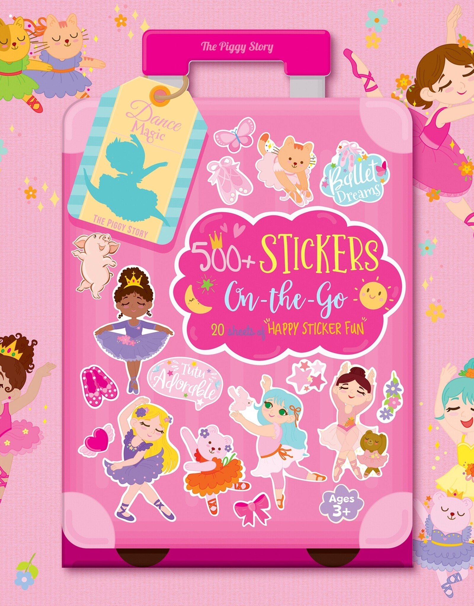 The Piggy Story 500+ Stickers On-The-Go Dance Magic