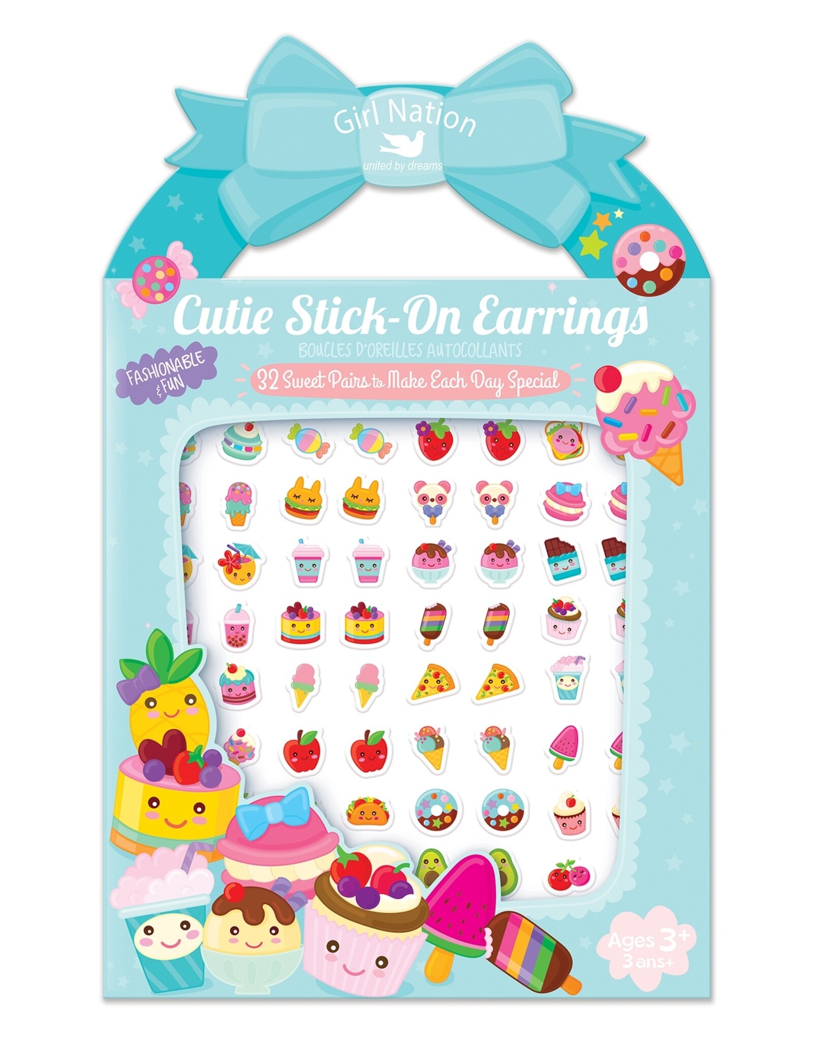 The Piggy Story Cutie Stick On Earrings Sweet Treats