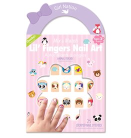 The Piggy Story Lil' Fingers Nail Art  Animal Friends