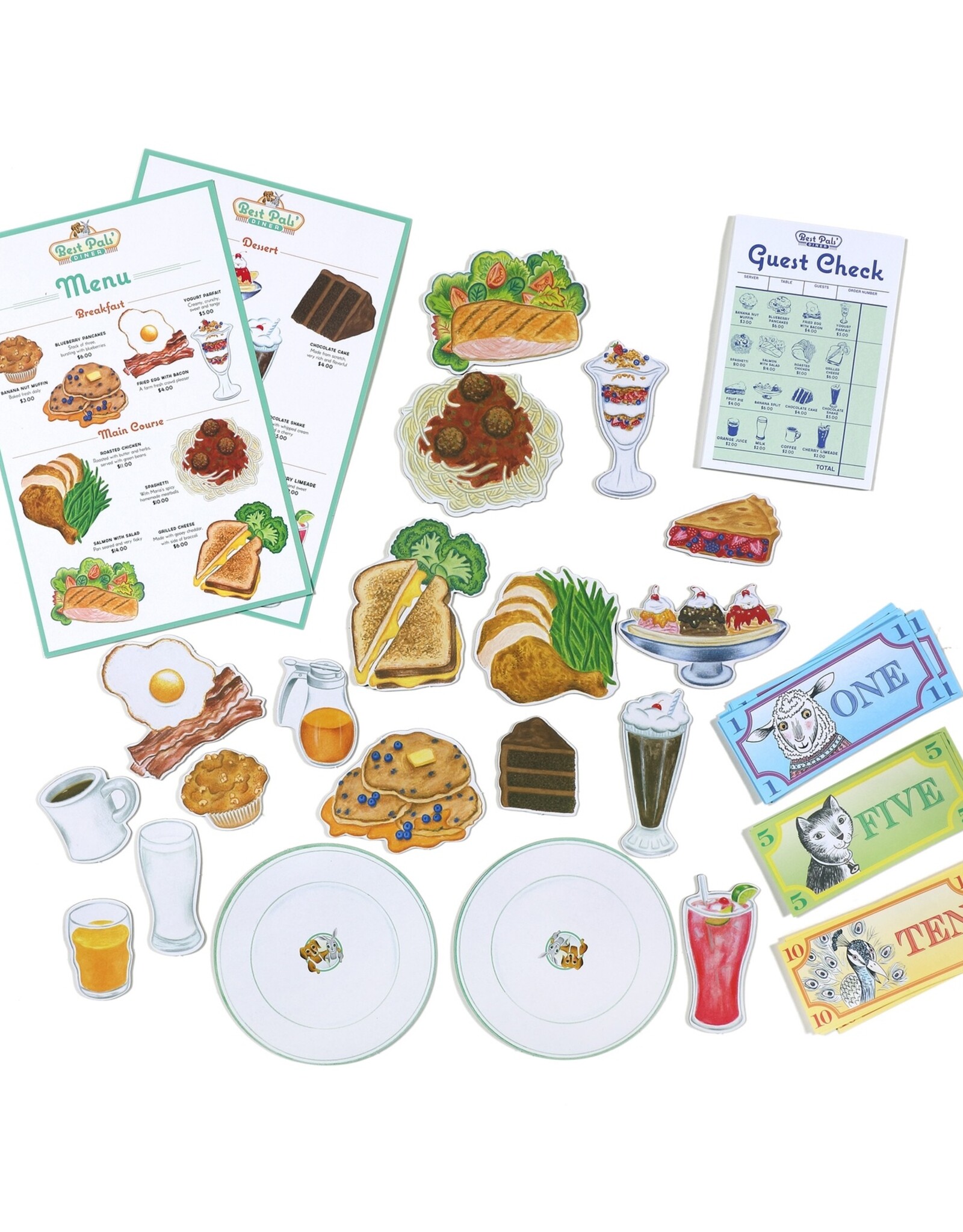 Eeboo Best Pals Diner Pretend Play
