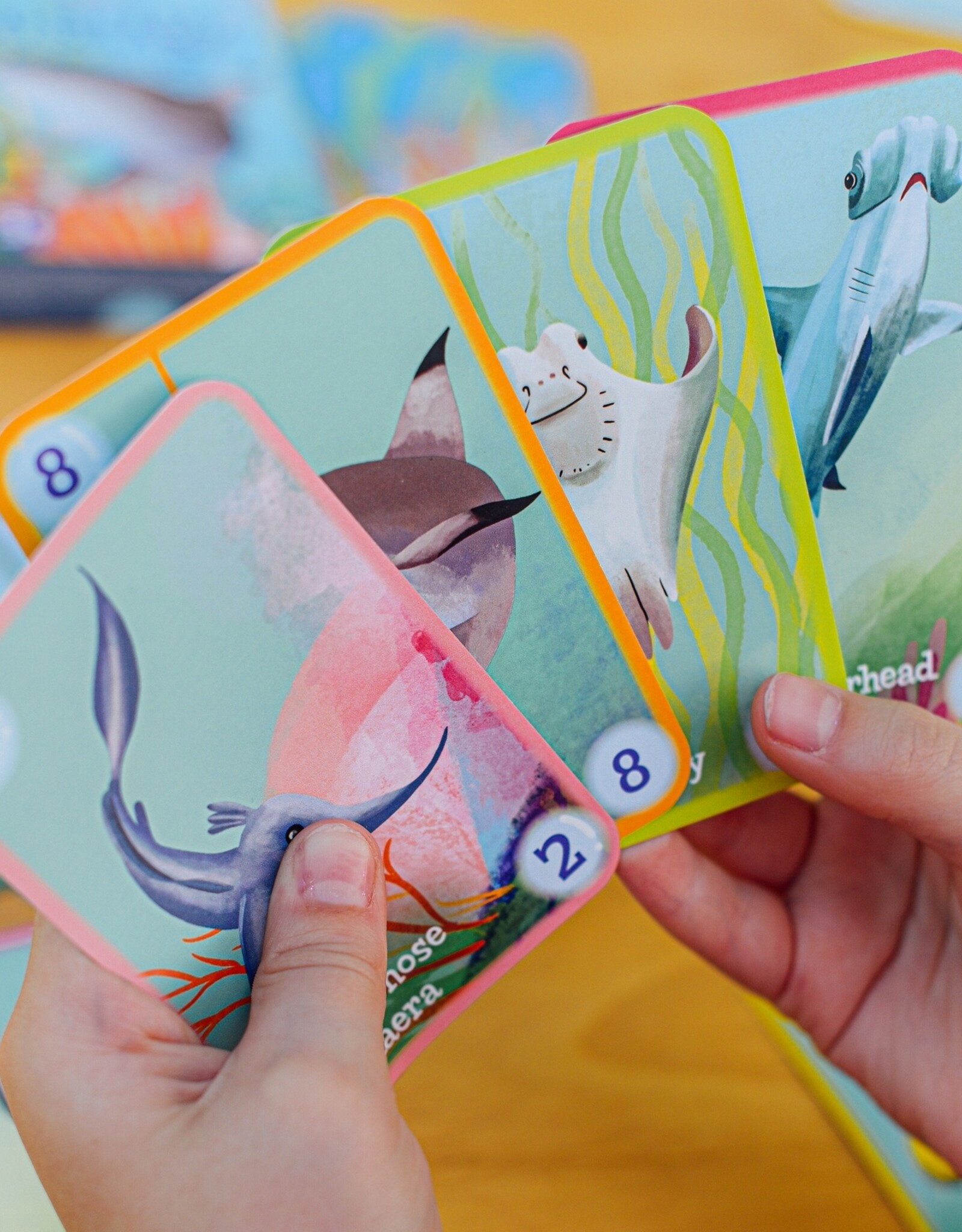 Eeboo Go Shark Go! Playing Cards