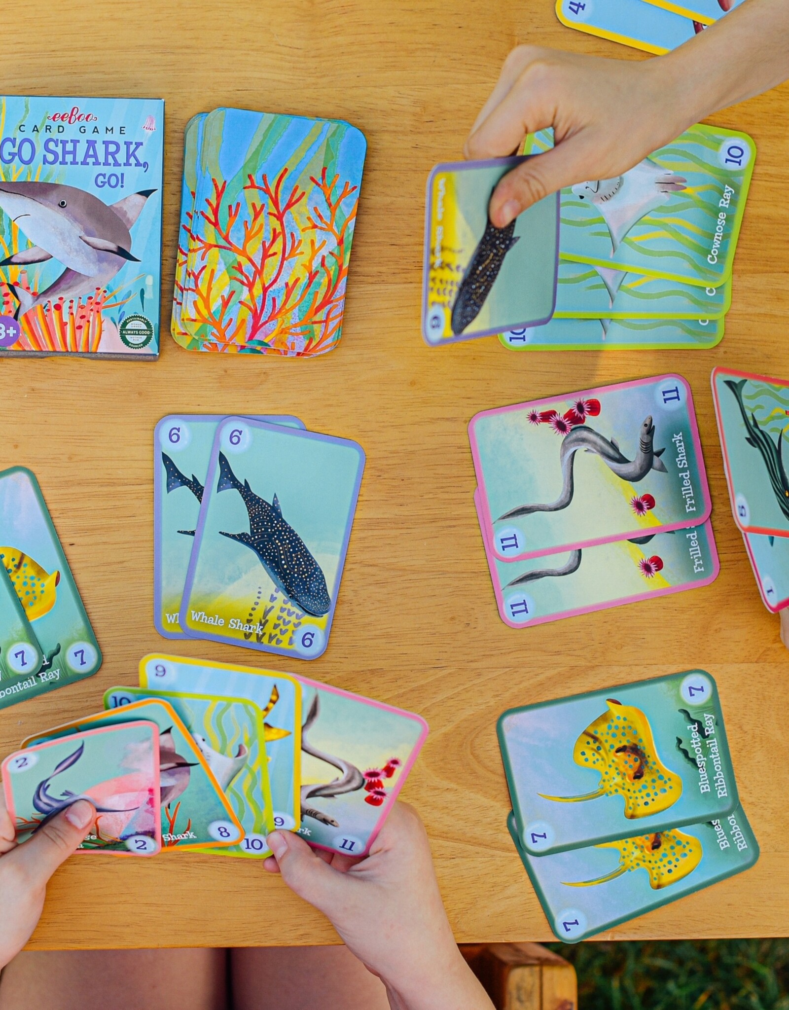 Eeboo Go Shark Go! Playing Cards