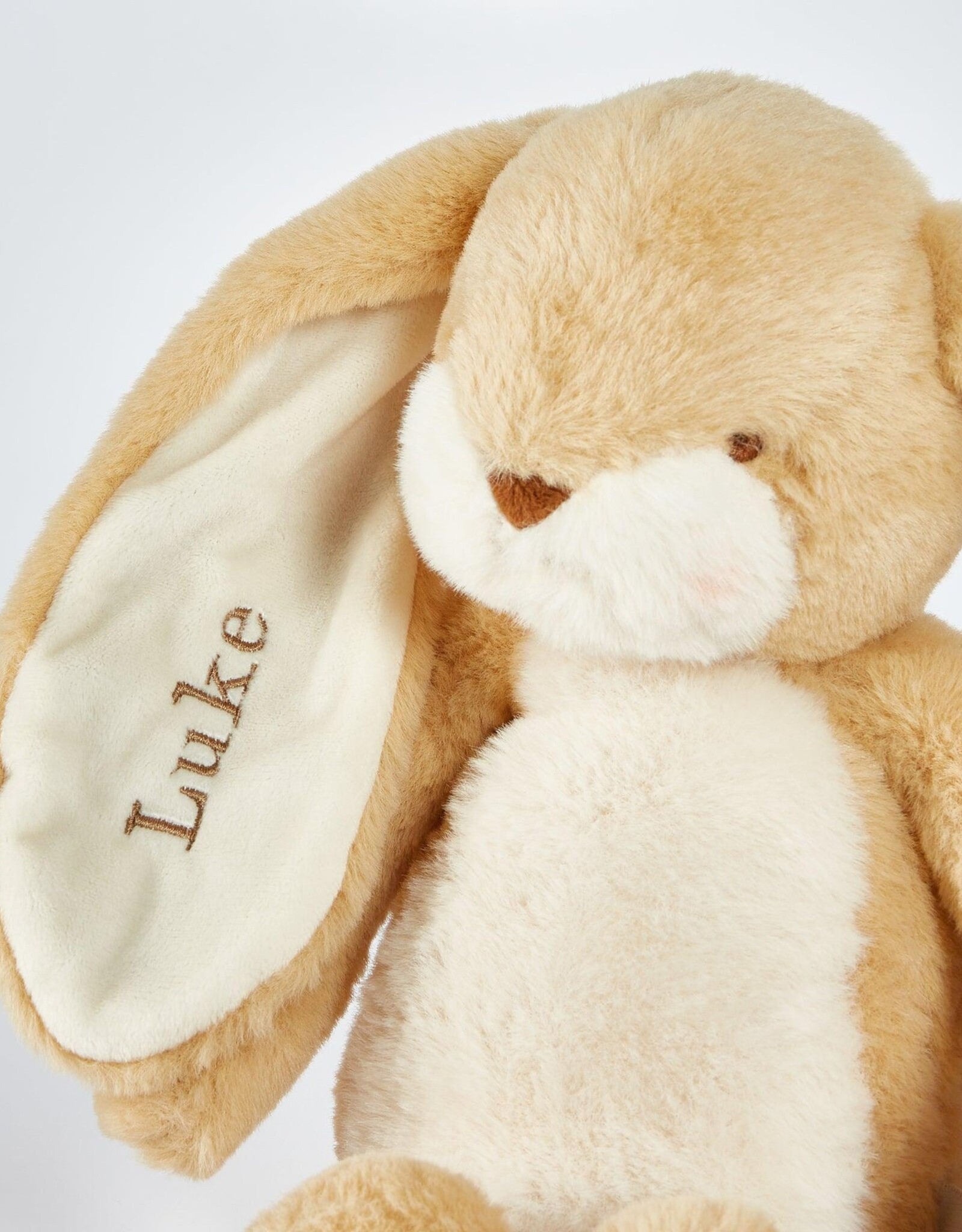 Bunnies By The Bay 104418 Little Nibble 12" Floppy Bunny Almond Joy