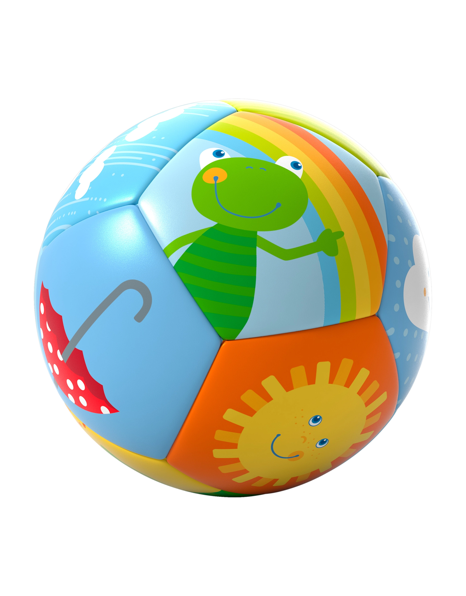 HABA Baby Ball 4.5" Rainbow World