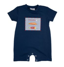Three Sisters Fishing Lure Applique Romper