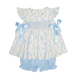 Three Sisters Hand Picked Smocked Bloomer Set