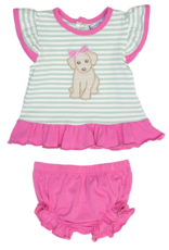 Three Sisters 866 Puppy Applique Bloomer Set