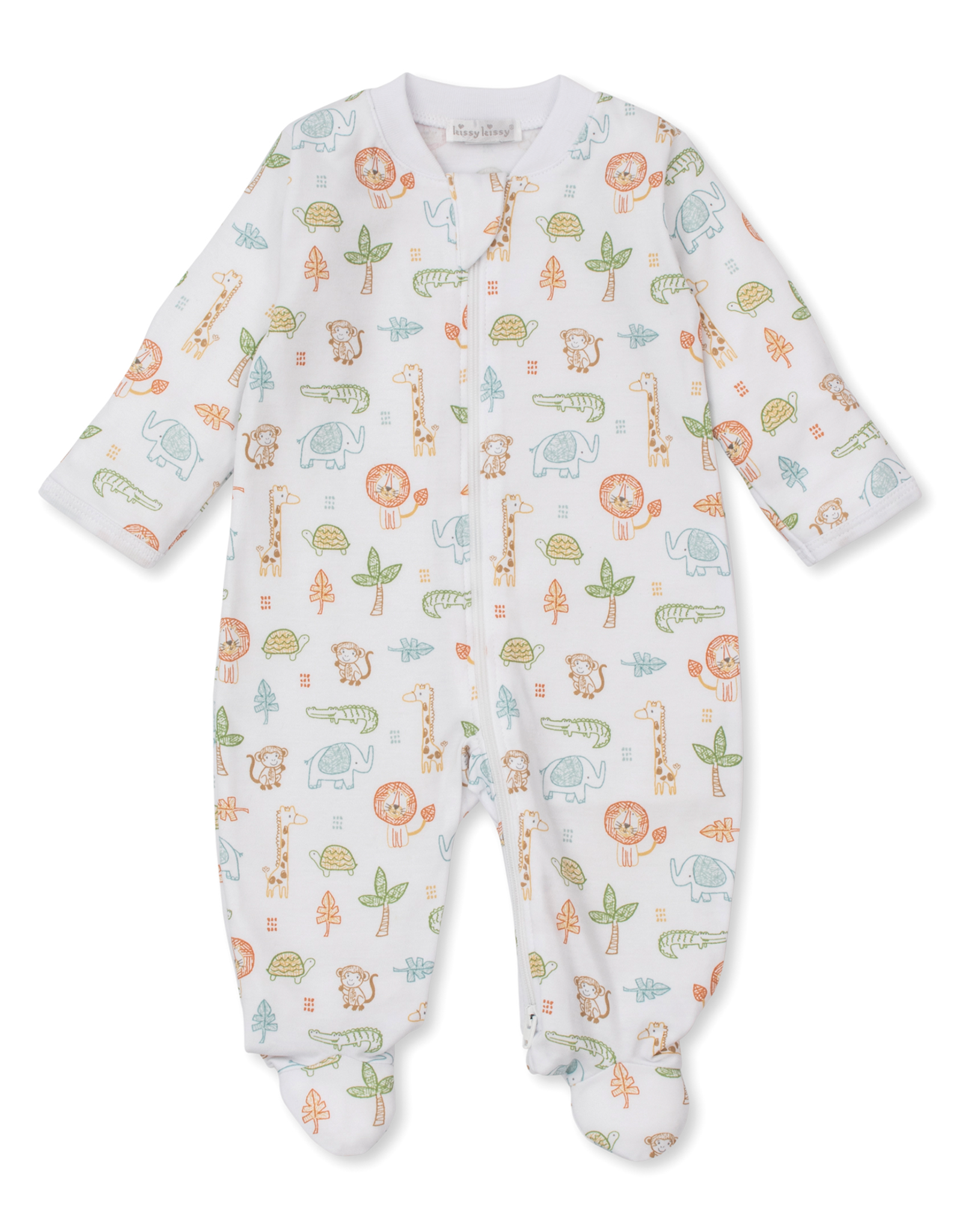 Kissy Kissy Jungle Adventure Zip Footie
