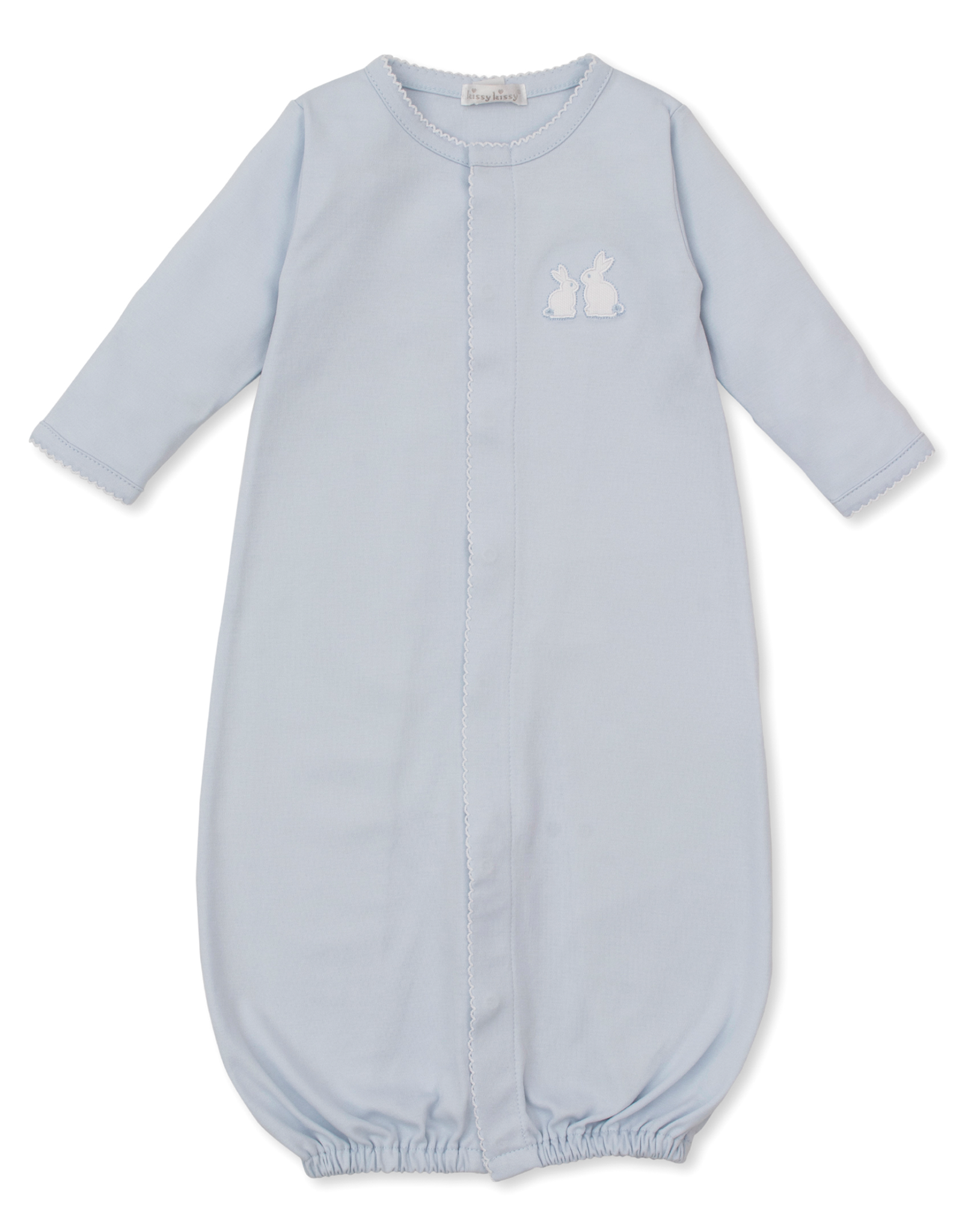 Kissy Kissy Pique Bunny Bash Converter Gown Blue