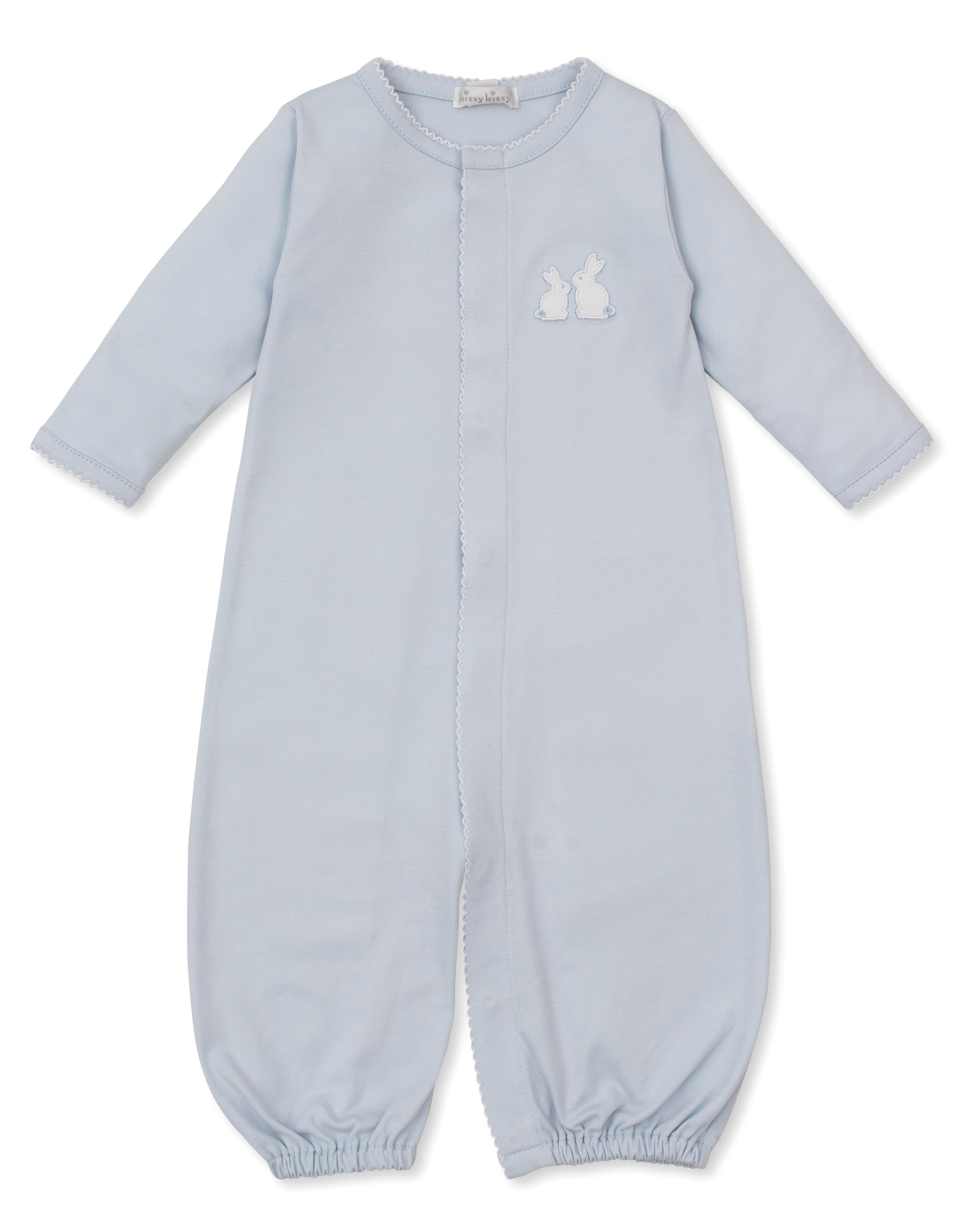 Kissy Kissy Pique Bunny Bash Converter Gown Blue