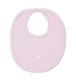Kissy Kissy Pique Bunny Bash Bib Pink