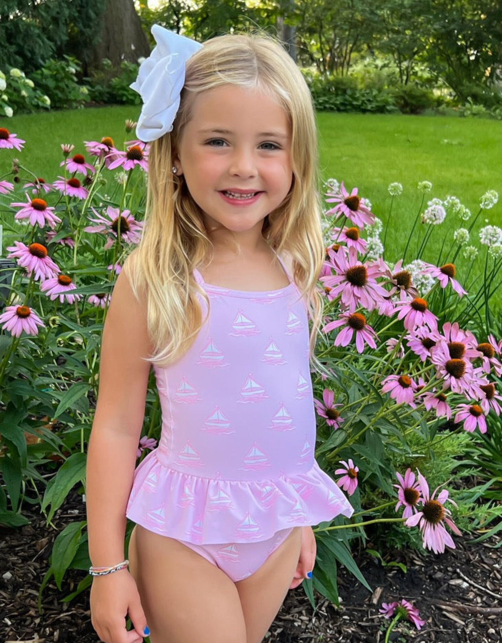 James and Lottie JL25 Lainey Swimsuit Set Sail