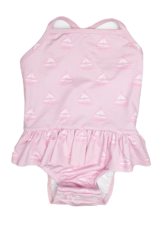 James and Lottie JL25 Lainey Swimsuit Set Sail
