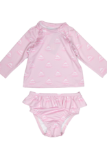 James and Lottie JL25 Charlotte Rash Guard Set Sail