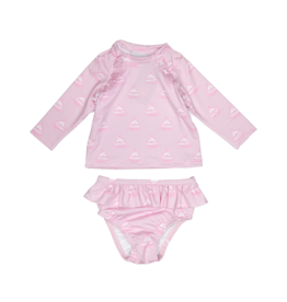 James and Lottie Charlotte Rash Guard Set Sail