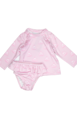 James and Lottie JL25 Charlotte Rash Guard Set Sail