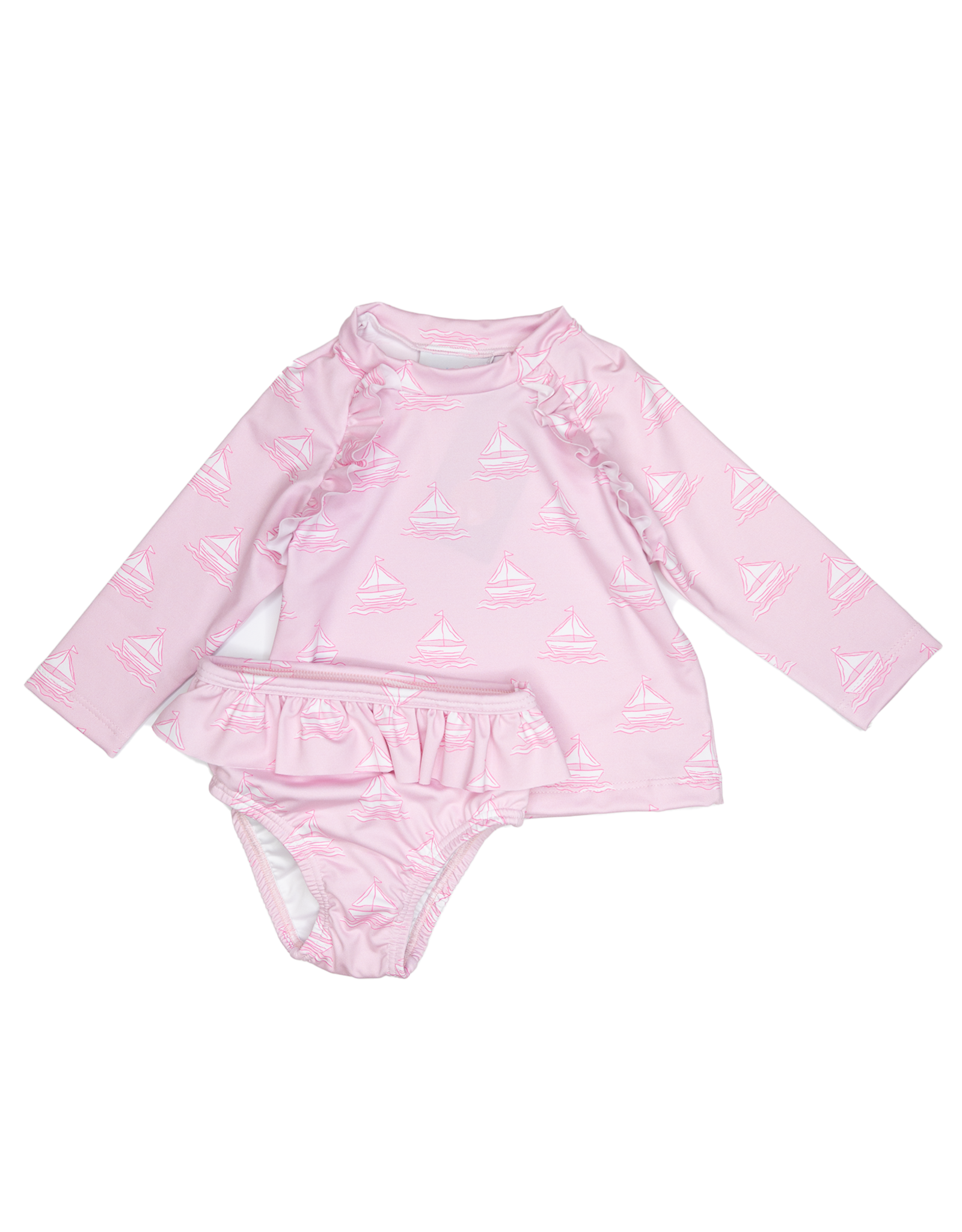 James and Lottie JL25 Charlotte Rash Guard Set Sail