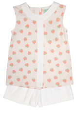 Sage & Lilly 8721 Strawberry Aline Short Set