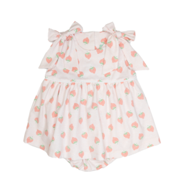 Sage & Lilly (Size 9M) Strawberry Bow Bubble