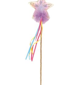 GreatPretenders Glitter Rainbow Wand Gold