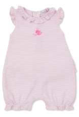 Kissy Kissy Whale Wonder Short Playsuit Pink Stripe
