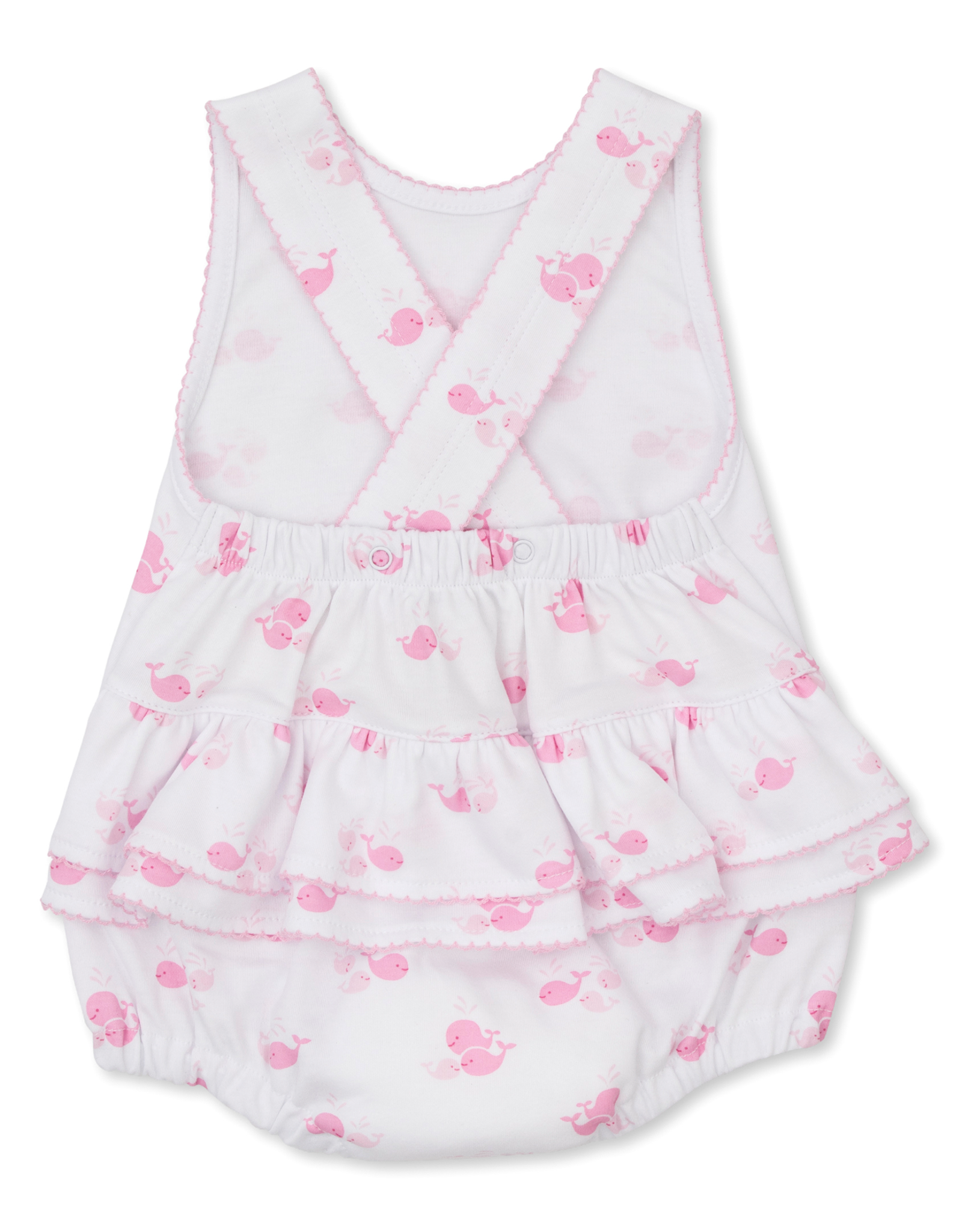 Kissy Kissy Whale Wonder Bubble Pink Print