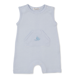 Kissy Kissy Whale Wonder Sleeveless Playsuit Blue Stripe
