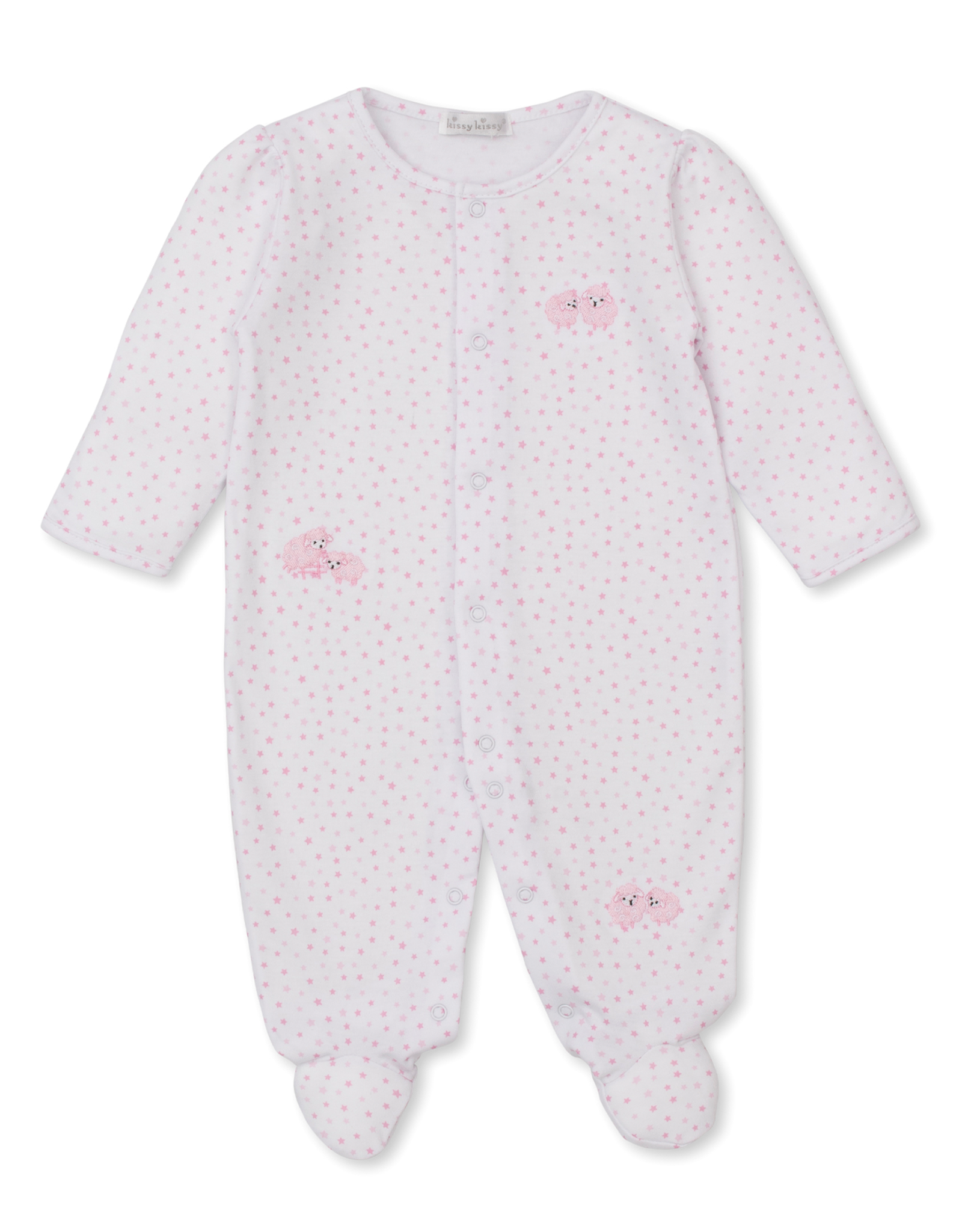 Kissy Kissy Baa Baa Sheep Footie Pink