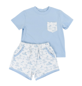 Cypress Row Snip Snails Pocket Short Set