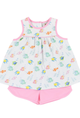 Cypress Row Fish Frenzy Girl Short Set