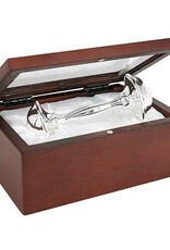 Stephan Baby Rosewood Silver Rattle Box Set