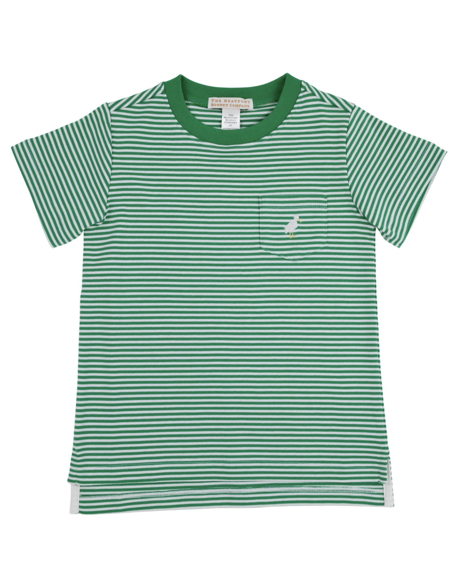 TBBC Carter Crewneck Kiawah Kelly Green Stripe
