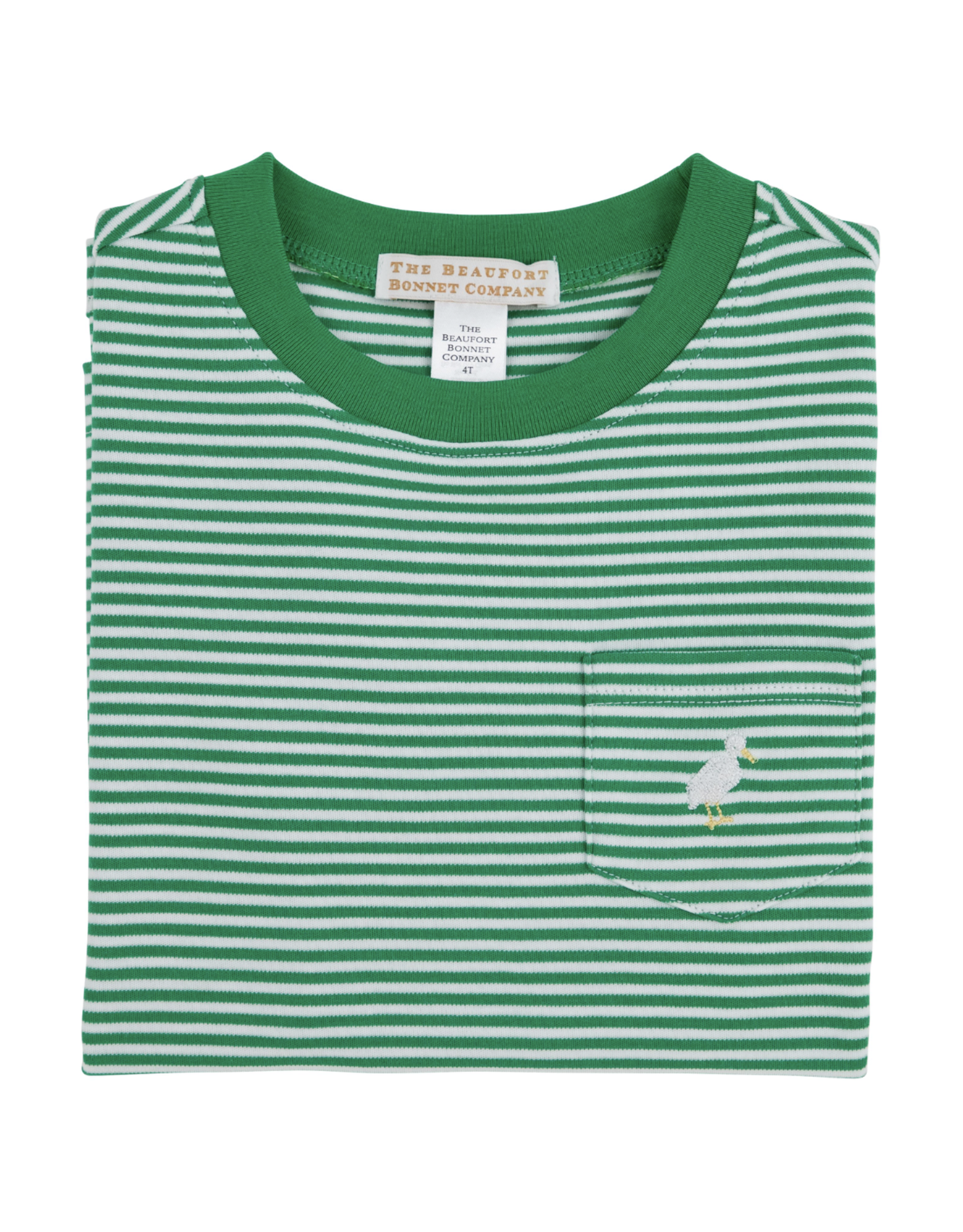 TBBC Carter Crewneck Kiawah Kelly Green Stripe