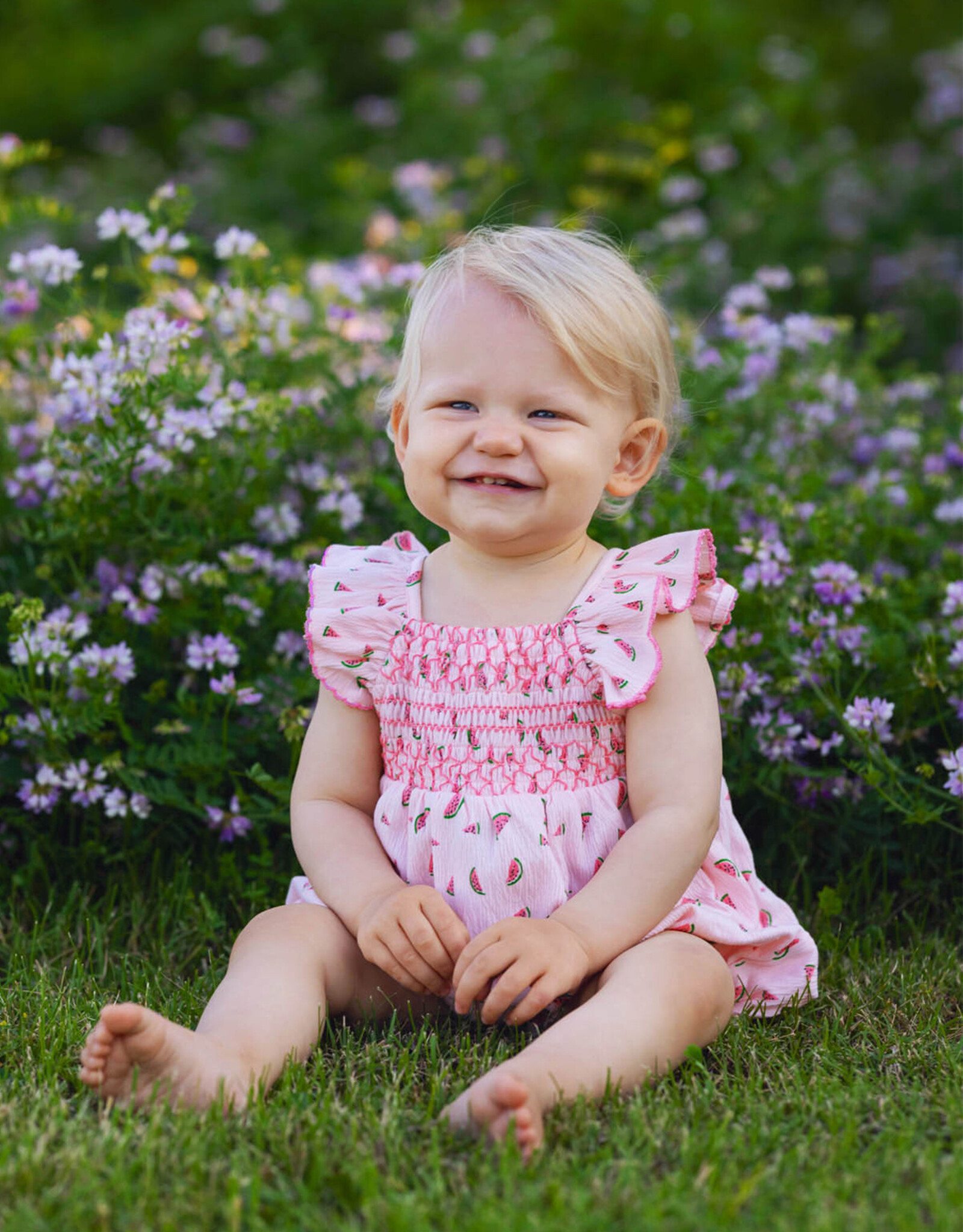 Mabel and Honey 7326 Watermelon Sugar Romper