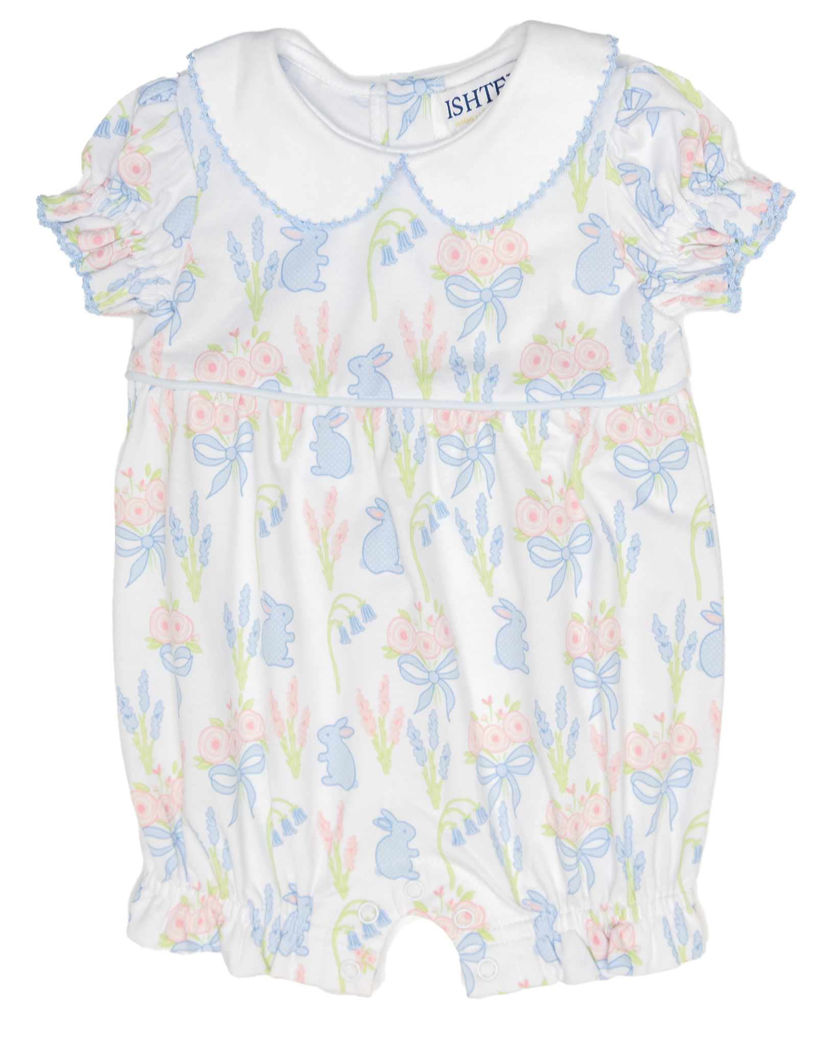 Ishtex 5S001 Bunny Print Romper