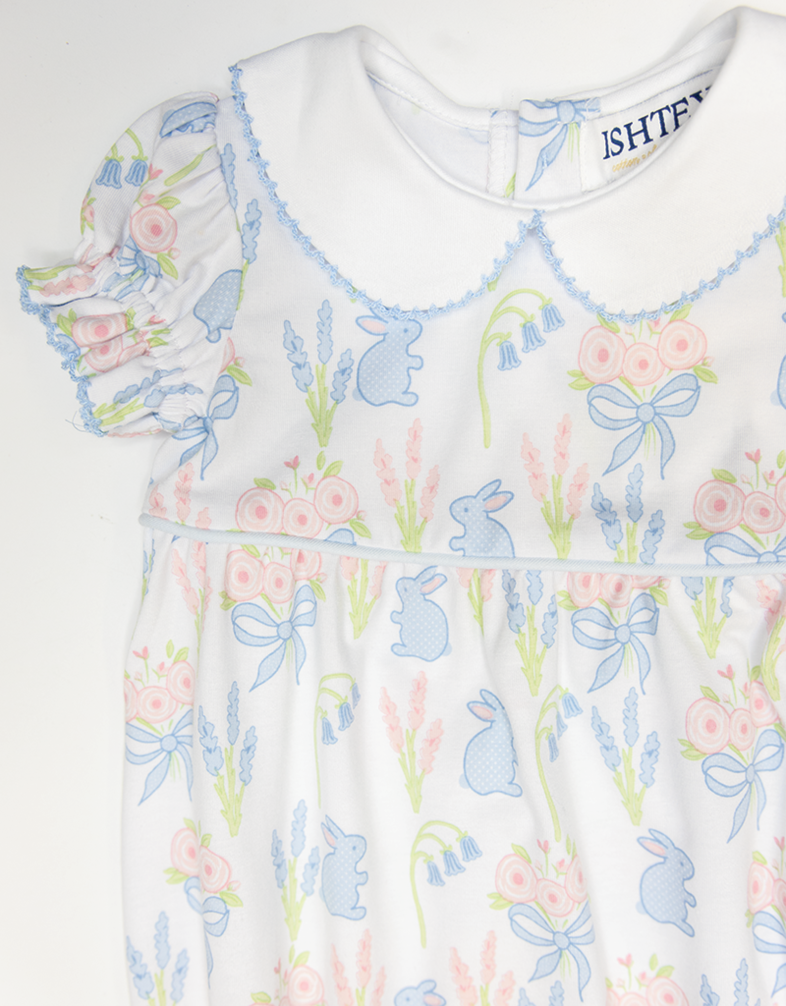 Ishtex 5S001 Bunny Print Romper