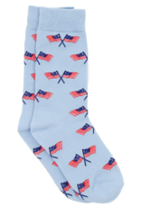 Properly Tied Lucky Duck Sock Freedom Flag