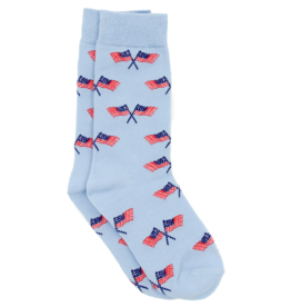 Properly Tied Lucky Duck Sock Freedom Flag