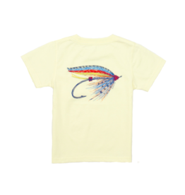 Properly Tied Short Sleeve Tee Light Yellow Let It Fly