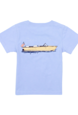 Properly Tied PT25 SS Tee Light Blue Boating Tradition