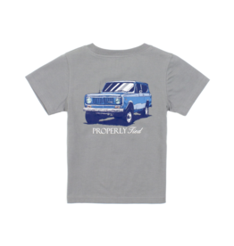 Properly Tied Short Sleeve Tee Battleship Grey Joyride